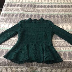 Women’s peplum top - never worn